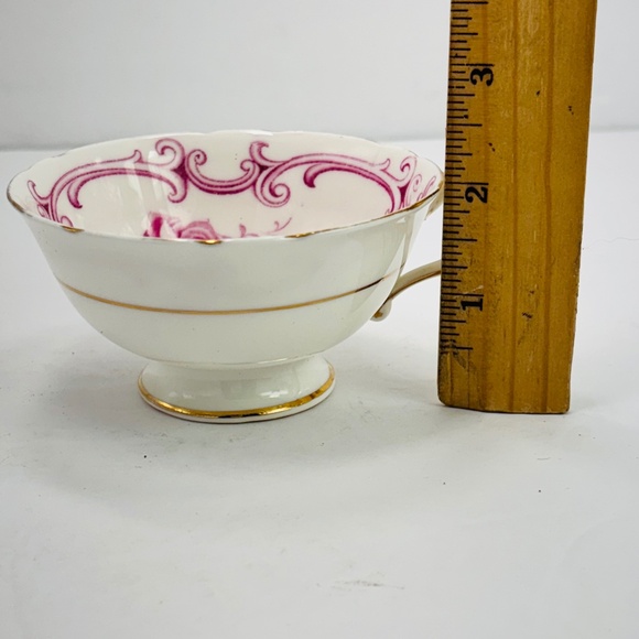 Paragon Double Warrant Tea Cup & Saucer Floral Multi Color England Gold Trim Vtg - Picture 14 of 15